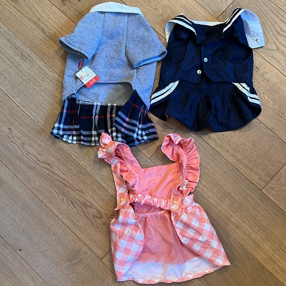 Set of Three Dog Dresses - Picture 2 of 7